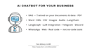 code a custom ai chatbot for your business using rag langchain and llm