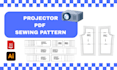 create a PDF projector file of your sewing pattern