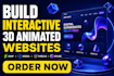 build interactive 3d animated website with gsap, webgl, threejs and spline