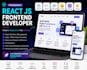 build responsive react js frontend website with tailwind CSS