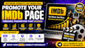 promote and boost your imdb movie, imdb page with promotion
