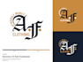 design a professional logo in old english calligraphic font