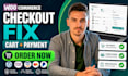 fix woocommerce checkout, cart, and payment problems