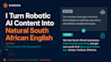 humanize ai content for south african smes