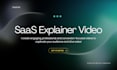 create saas introduction presentation video saas website hero video