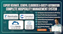 setup revinate cendyn cloudbeds amadeus and guesty automation system