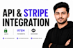 integrate API, stripe, auth and backend in your saas app