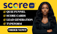 create scoreapp quiz funnels and lead generation forms