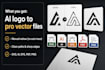 turn your ai logo into a professional vector file
