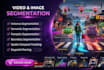 do video segmentation and keypoint annotation