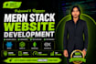 develop a react website with nodejs and mongodb backend