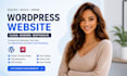 design clean responsive wordpress website