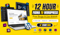 figma to wordpress conversion, clean code, fast delivery