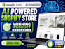 build ai shopify store development stunning home page design