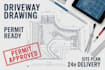 driveway permit drawings grading  drainage site plans