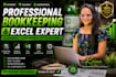 do professional bookkeeping and accounting in excel