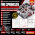 do fire sprinkler plumbing layout drawing load calculation fire alarm
