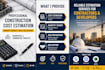 do construction cost estimation and quantity takeoff