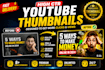 design viral faceless youtube thumbnails with high ctr