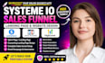 create systeme io sales funnel, systeme io website, systeme io landing page