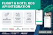 integrate gds api to filght hotel booking travel develop amadeus hotelbeds tbo