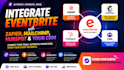 integrate eventbrite with zapier, mailchimp, hubspot and your CRM