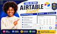 design airtable interface, airtable database and airtable automation