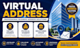 provide virtual address physical address and registered office services