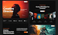 build squarespace voice actress website cinematic website filmmaker website
