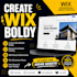 create wix and design modern responsive wix website