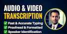do fast and accurate audio video transcription