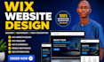 wix website redesign develop wix website wix landing page wix studio design
