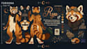 furry ref sheet anthro nsfw furry reference sheet fursona ref sheet