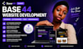 build a modern responsive ai website using base44