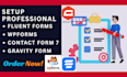 create wordpress fluent forms wpforms contact form 7 gravity form ai automation