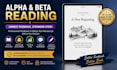 beta reading and alpha reading with detailed manuscript critique