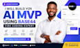 create ai saas mvp apps with base44 and vibe coding