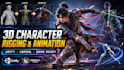 3d game character animation rigging 3d model character animation unreal unity