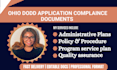 write dodd ohio policy and procedure, program service plan, administrative plan