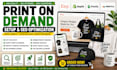do print on demand, printify, printful, etsy pod setup