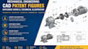 mechanical engineering cad patent drafting exploded views technical illustration