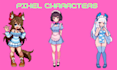 create pixel art animation, custom sprite sheet, and game asset character design