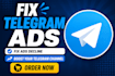 fix telegram ads, fix ads decline