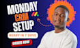 setup pipedrive gohighlevel zapier automation hubspot monday crm workflow