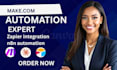 setup make com make com automation made com make automation, zapier