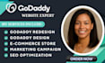 godaddy website design godaddy website redesign develop godaddy website seosteup
