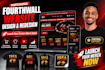 do fourthwall website merch design, redesign fourthwall store print on demand