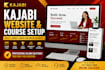 create kajabi landing pages for coaches and course creators