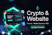 lovable crypto website design token presale website wallet web3 integration ico