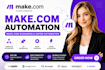 setup make com automation make com scenario with make com and zapier